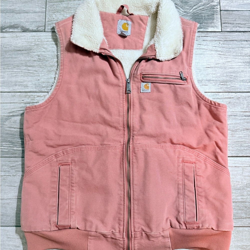 Carhartt Women’s Pink Wildwood Canvas Vest